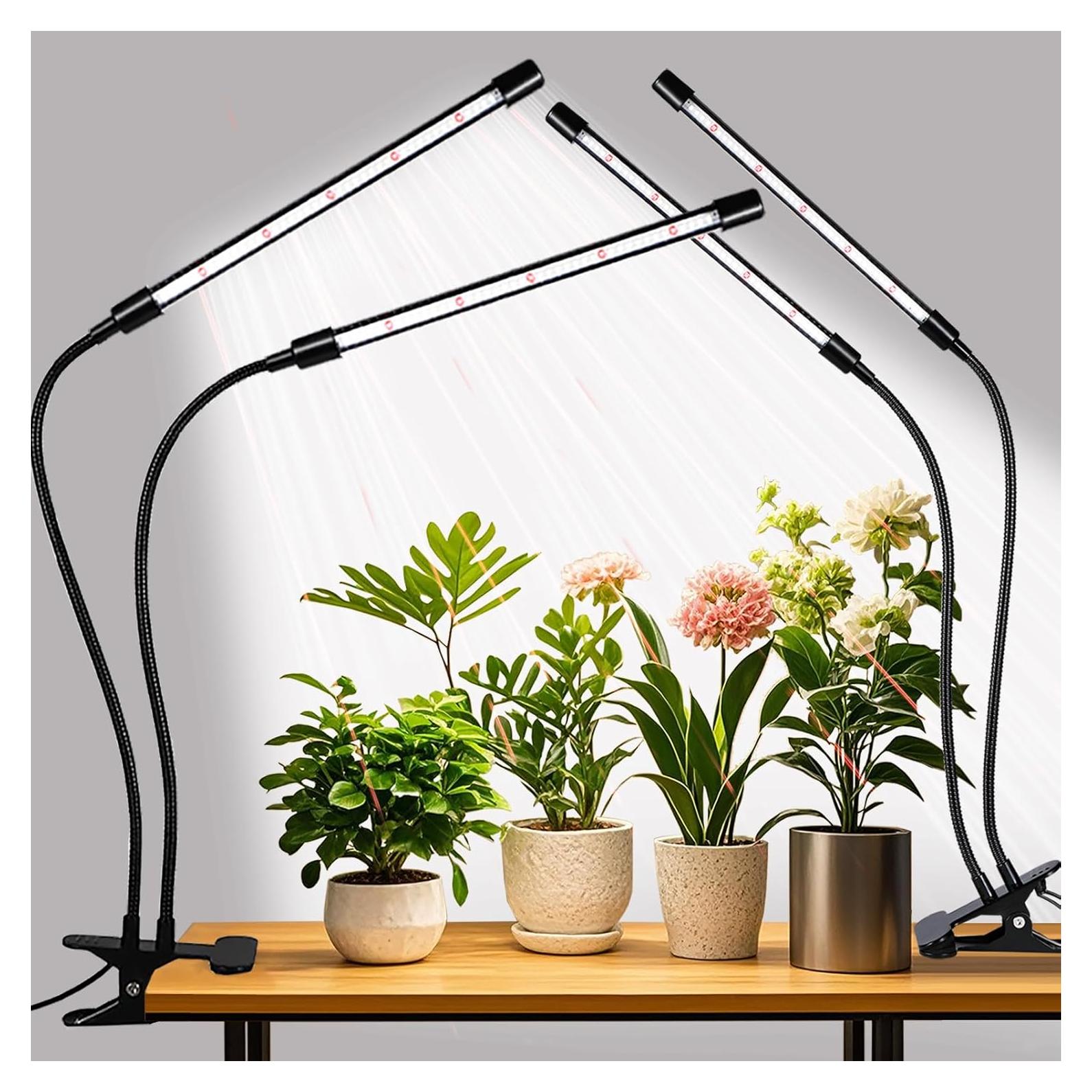 Luz de Cultivo LED RWNTAO 2 Paquetes 39.88 cm Espectro Completo