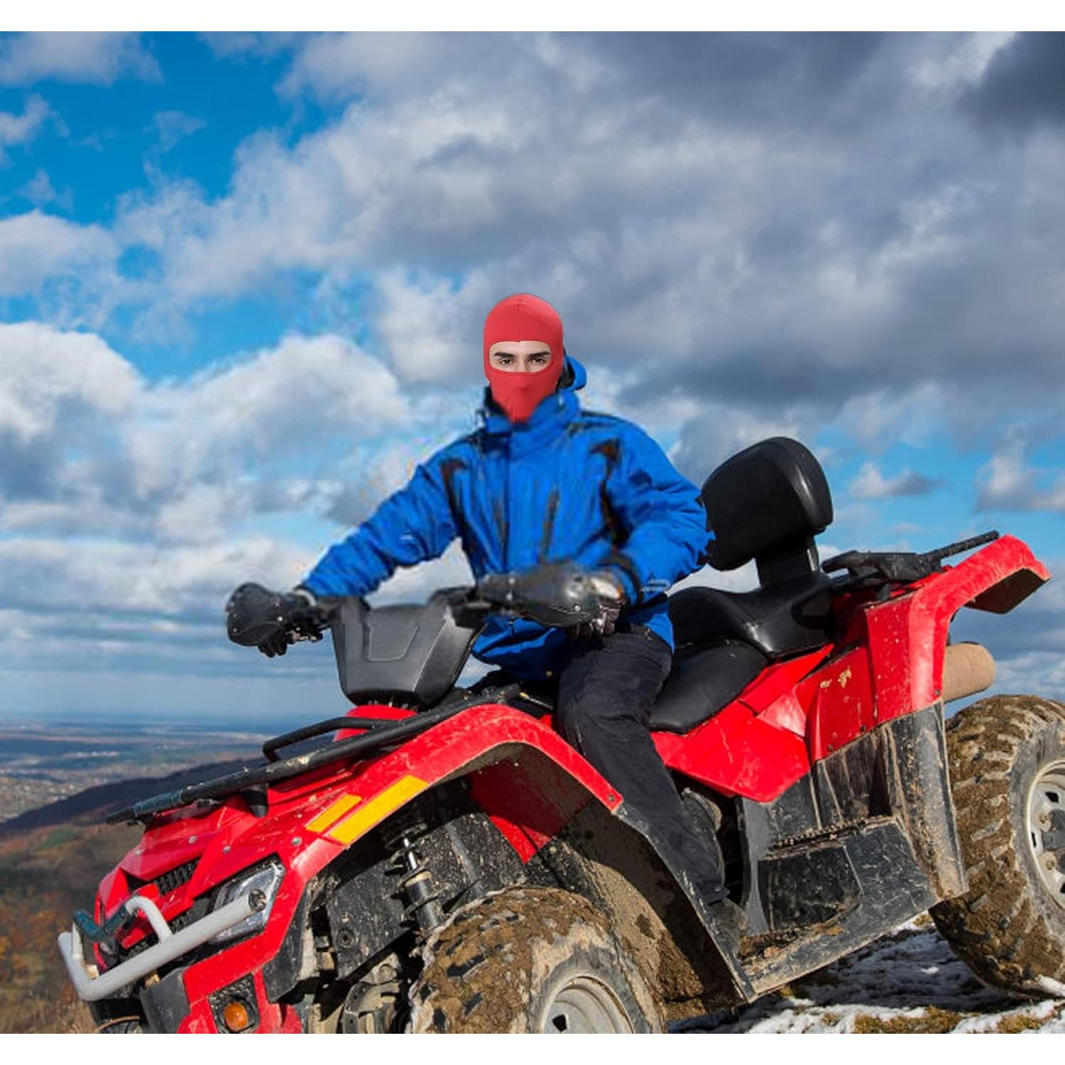 Paquete de 5 Mascarillas Balaclava Rojas para Hombre