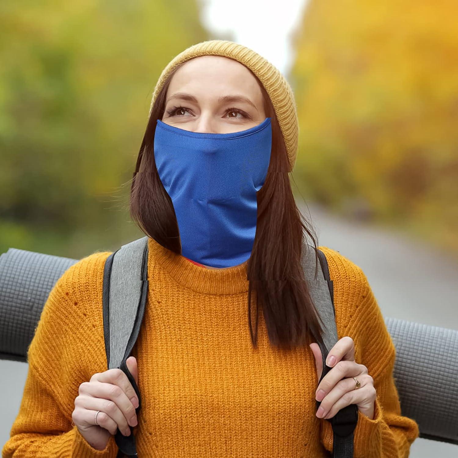 Paquete de 5 Mascarillas Balaclava Hombre UV Azul Real