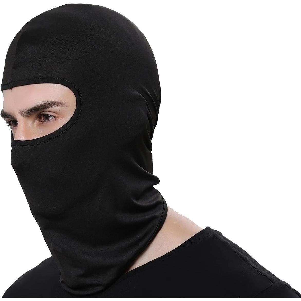 Paquete de 5 Mascarillas Balaclava Negras para Hombre