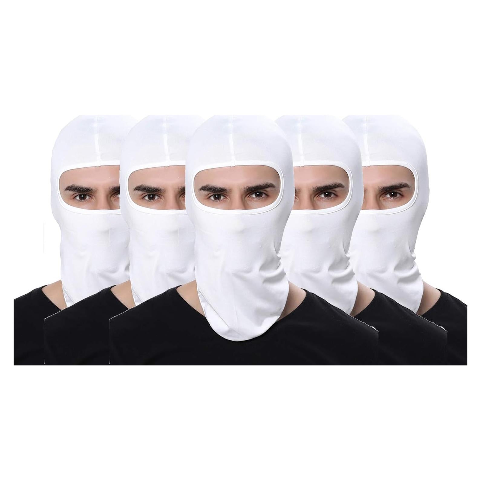 Paquete de 5 Mascarillas Balaclava Hombre A Prueba de Polvo