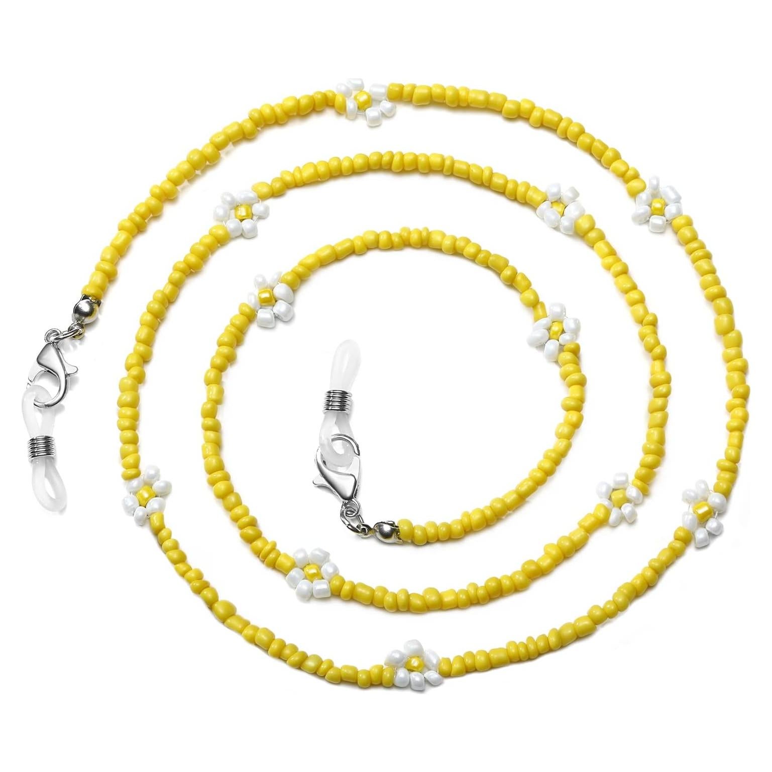 Cadena de Gafas Humlbird con Perlas y Cuentas 74 cm