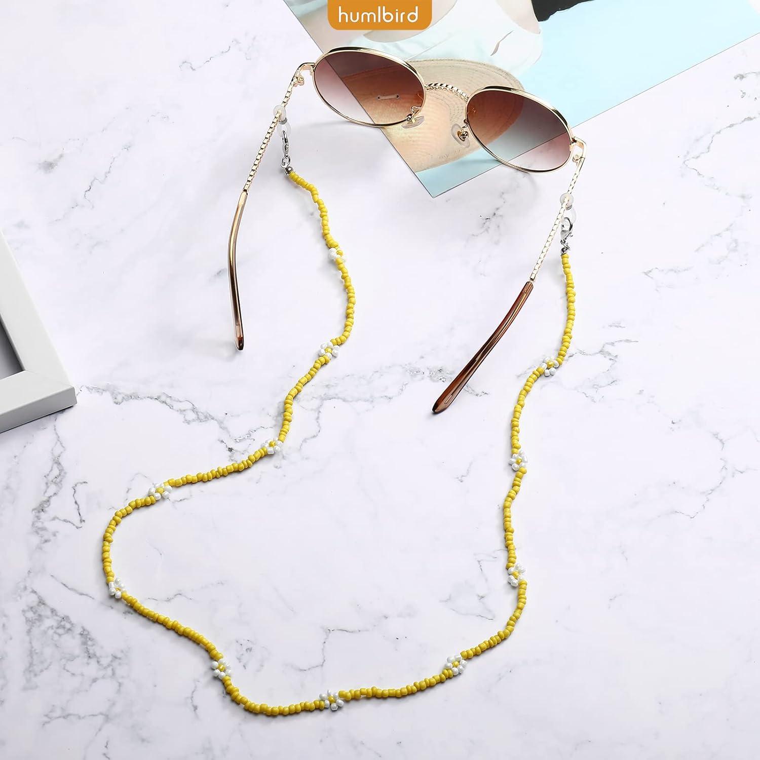 Cadena de Gafas Humlbird con Perlas y Cuentas 74 cm