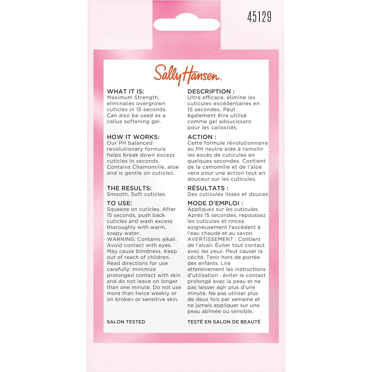 Removedor Instantáneo de Cutículas Sally Hansen 30 ml