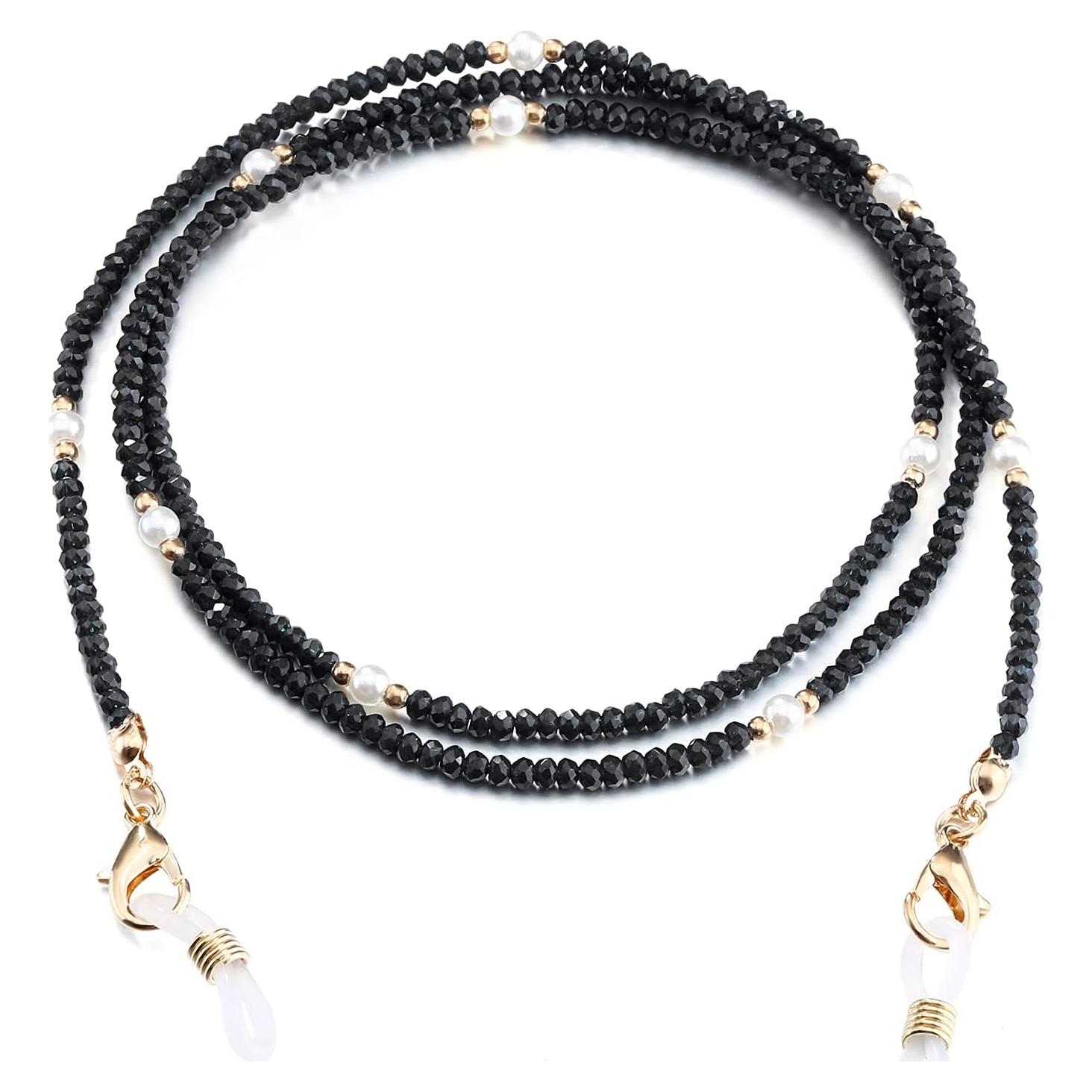 Cadena de Gafas Humlbird con Perlas de Cristal 75 cm