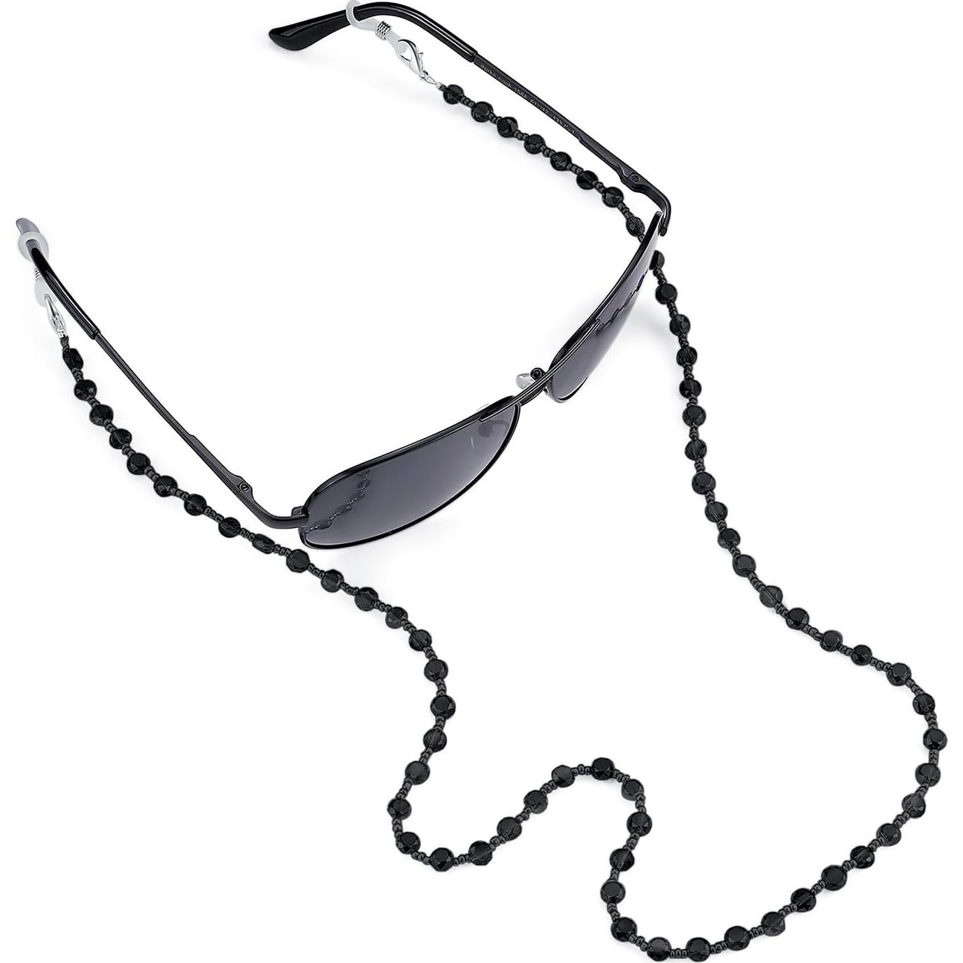 Cadena de Gafas Crimmy Soporte para Mujeres 70 cm Negro