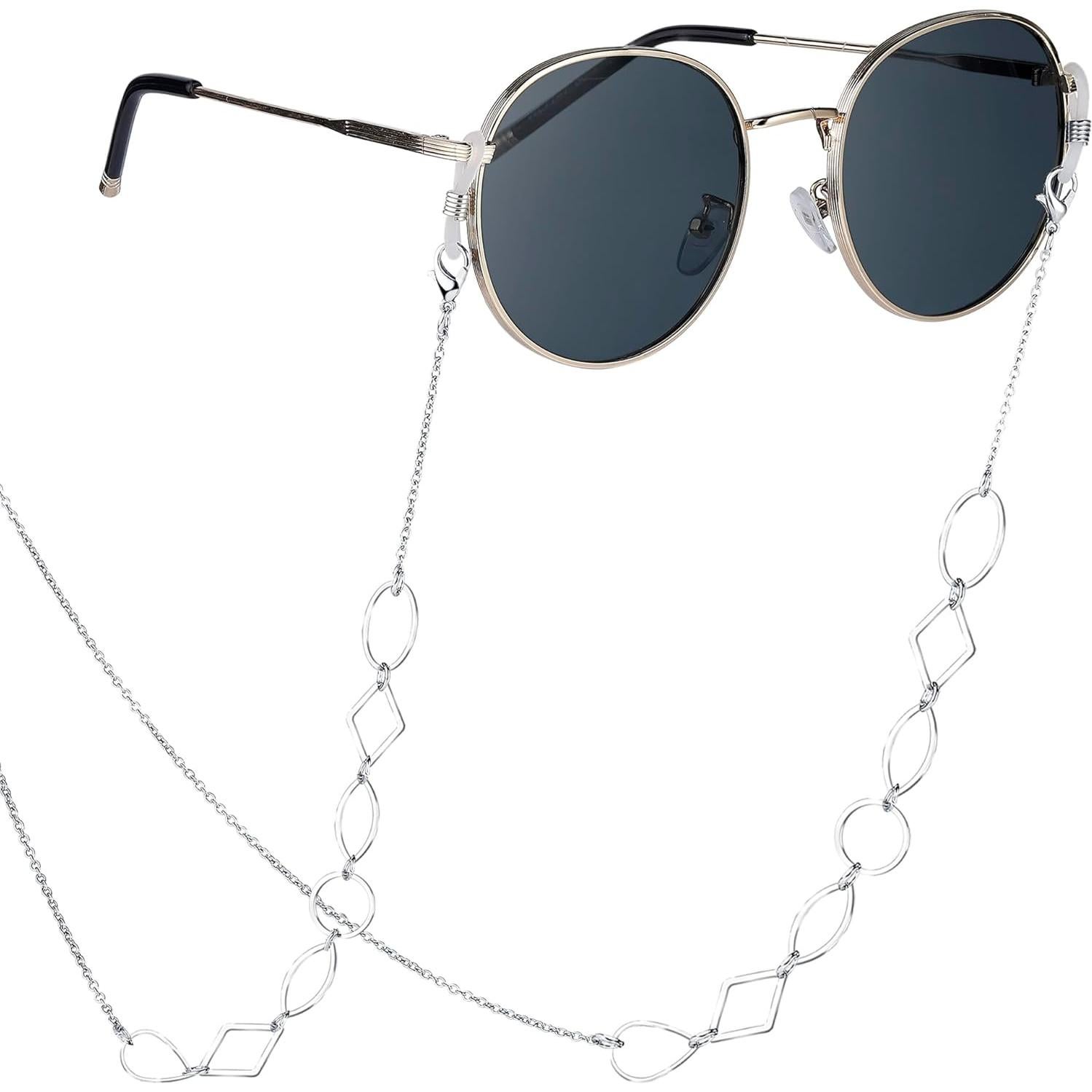 Cadena de Gafas Crimmy Soporte Cuello Plateado 70.1 cm