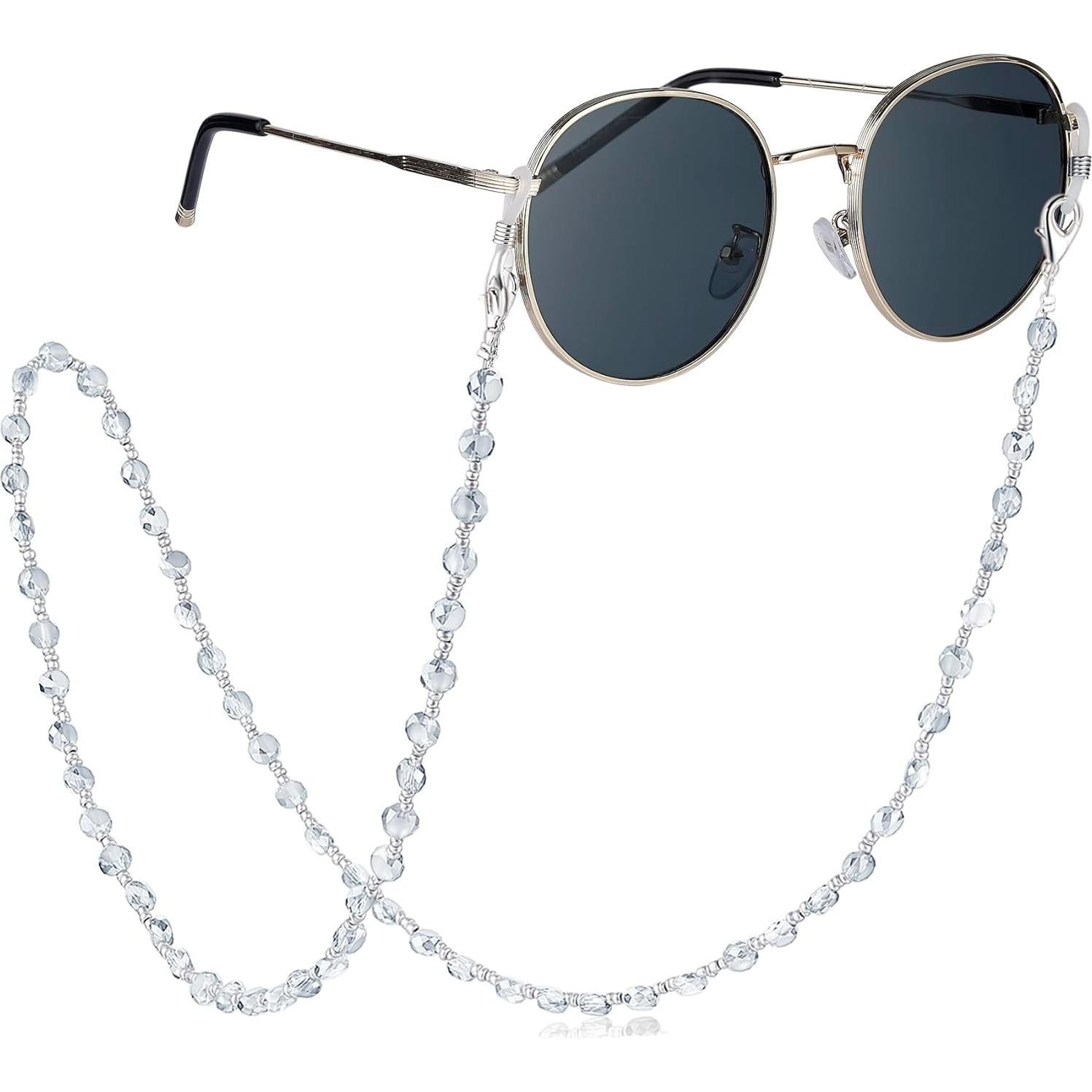 Cadena de Gafas Crimmy Soporte Cuello Mujeres 70 cm Gris