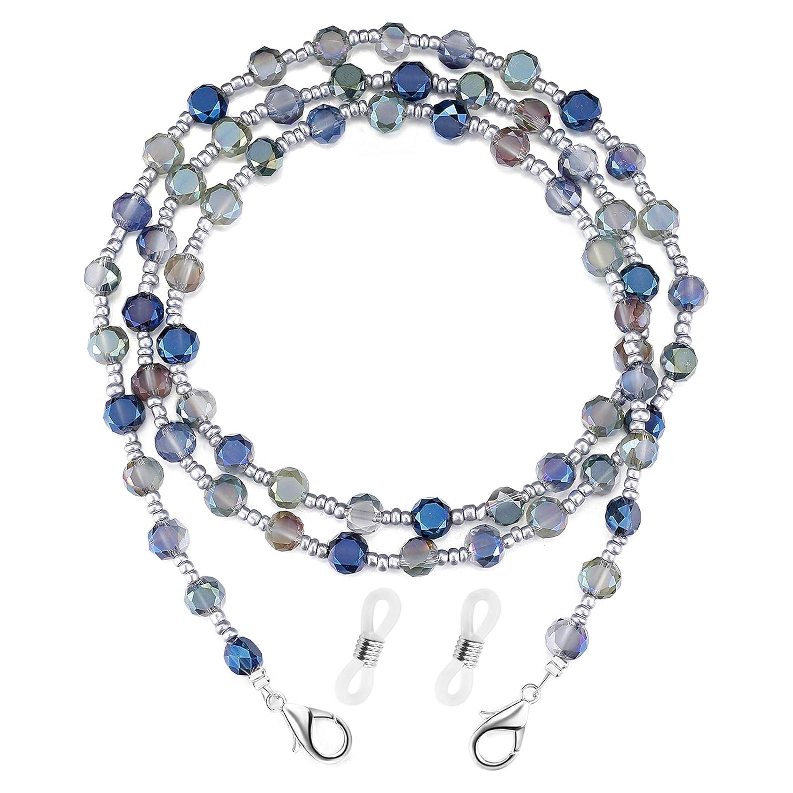 Cadena de Gafas Crimmy Soporte Cuello Mujeres 70 cm Gris