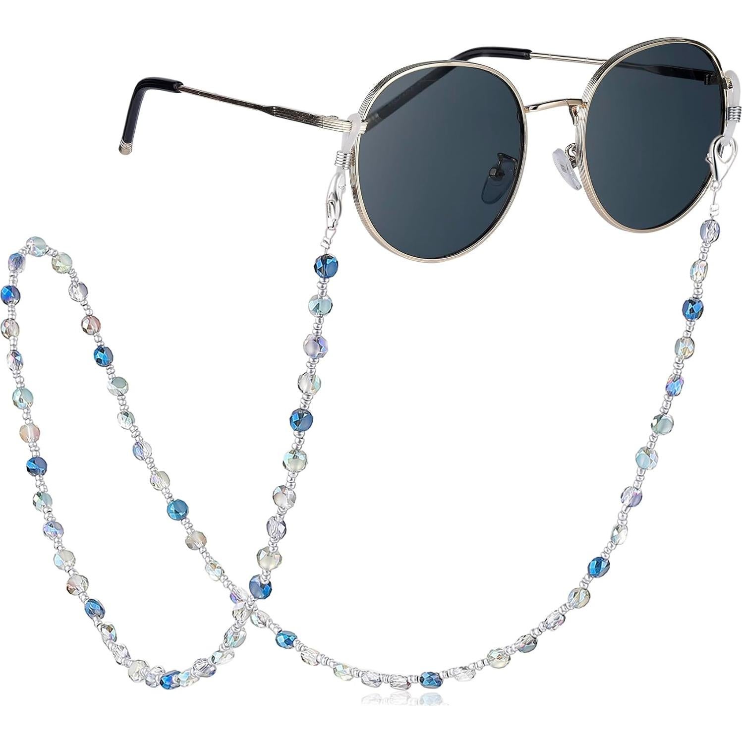 Cadena de Gafas Crimmy Soporte Cuello Mujeres 70 cm Gris