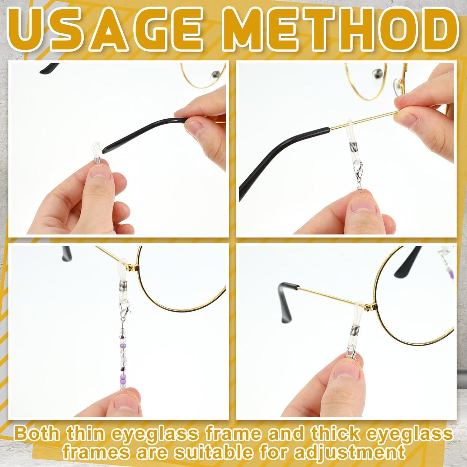 Cadena de Gafas Frienda 8 Piezas con Perlas Vintage