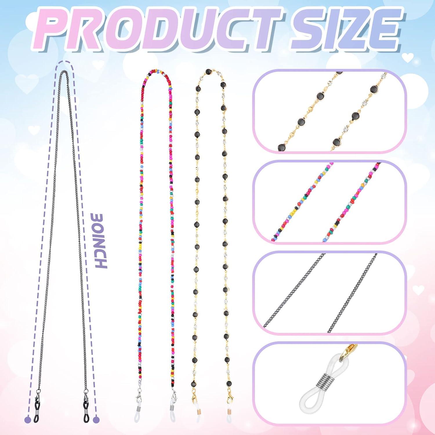 Cadena para Gafas Frienda 8 Piezas Elegante y Versátil