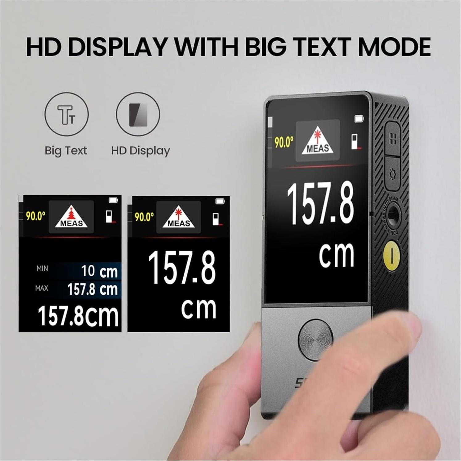 Medidor de Distancia Laser Stddan D9 100m Bluetooth