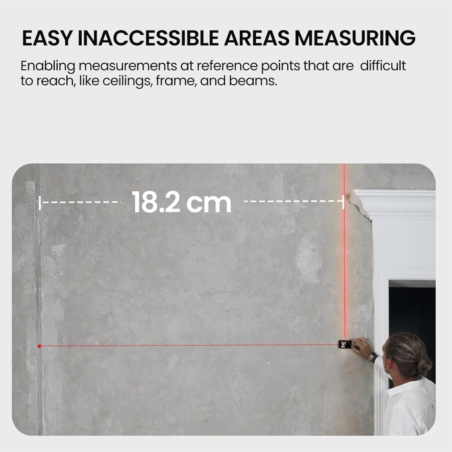 Medidor de Distancia Laser Stddan D9 100m Bluetooth