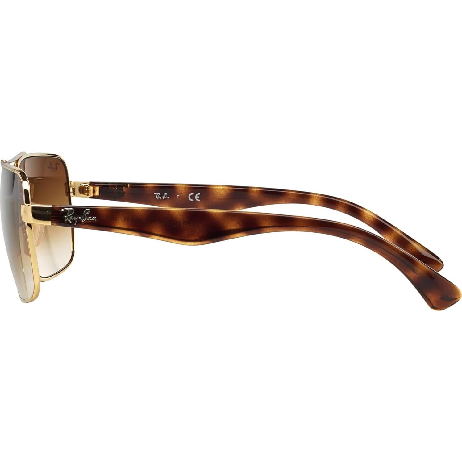 Gafas de sol Ray-Ban RB3483 cuadradas doradas 60mm