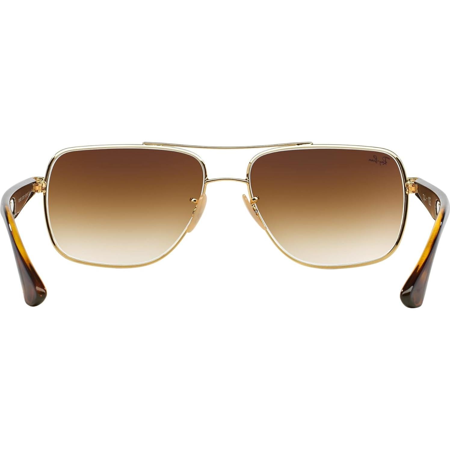 Gafas de sol Ray-Ban RB3483 cuadradas doradas 60mm