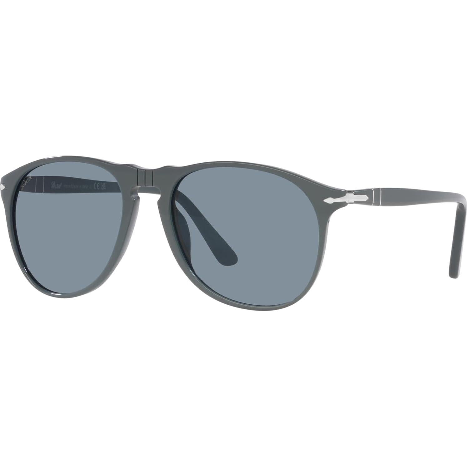 Gafas de sol Persol PO9649S Aviador Marrón Lentes Azules