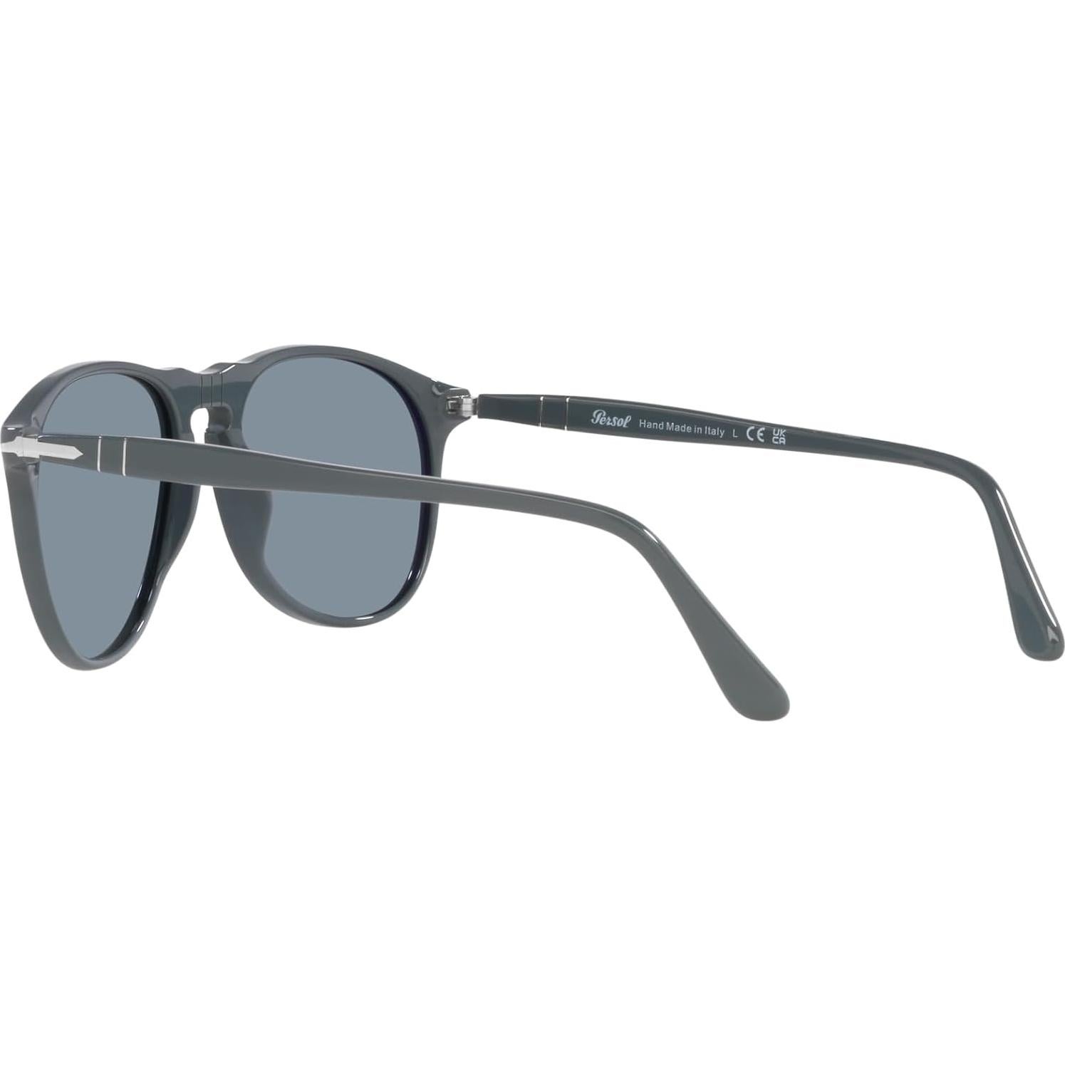 Gafas de sol Persol PO9649S Aviador Marrón Lentes Azules