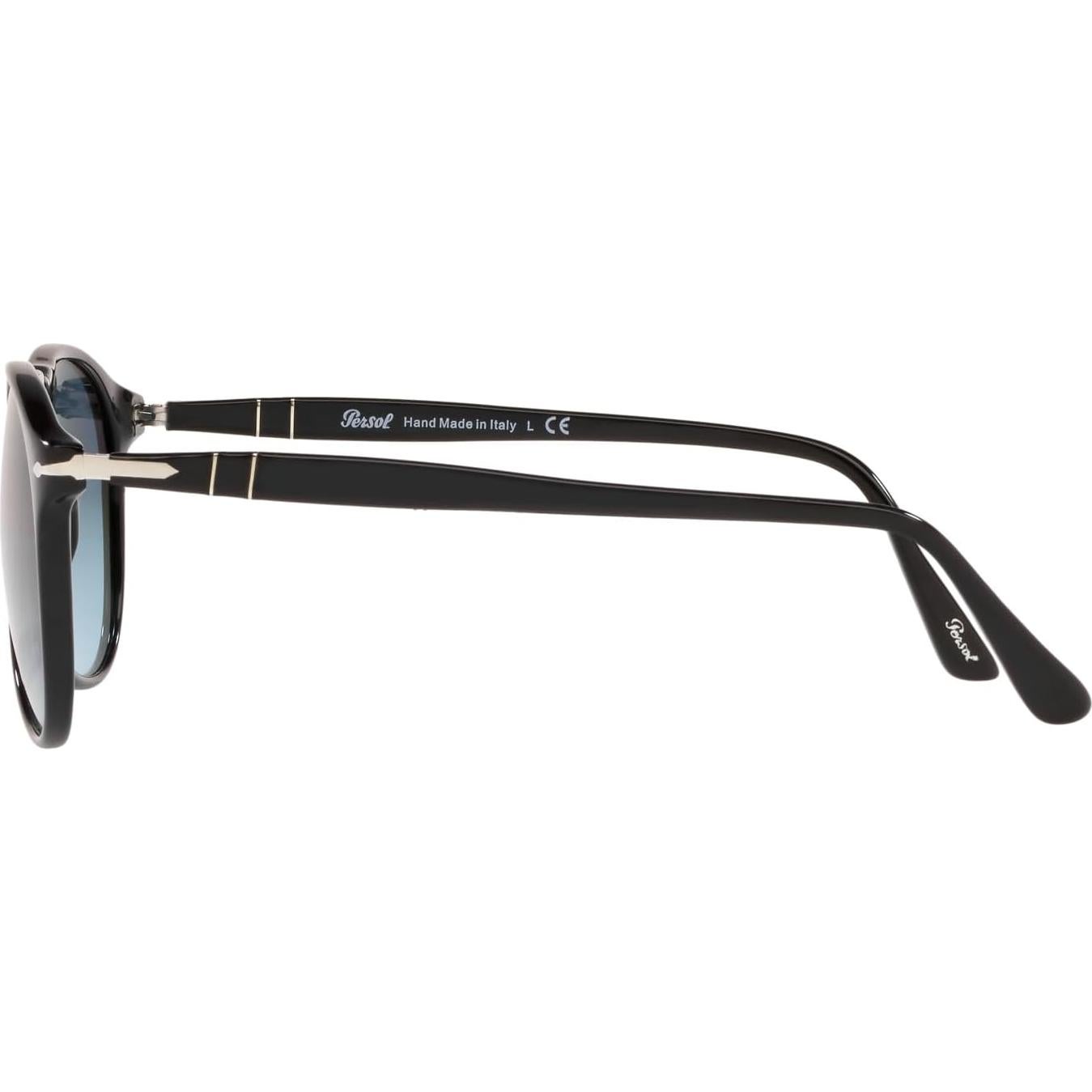 Gafas de sol Persol PO9649S Aviador Marrón Lentes Azules