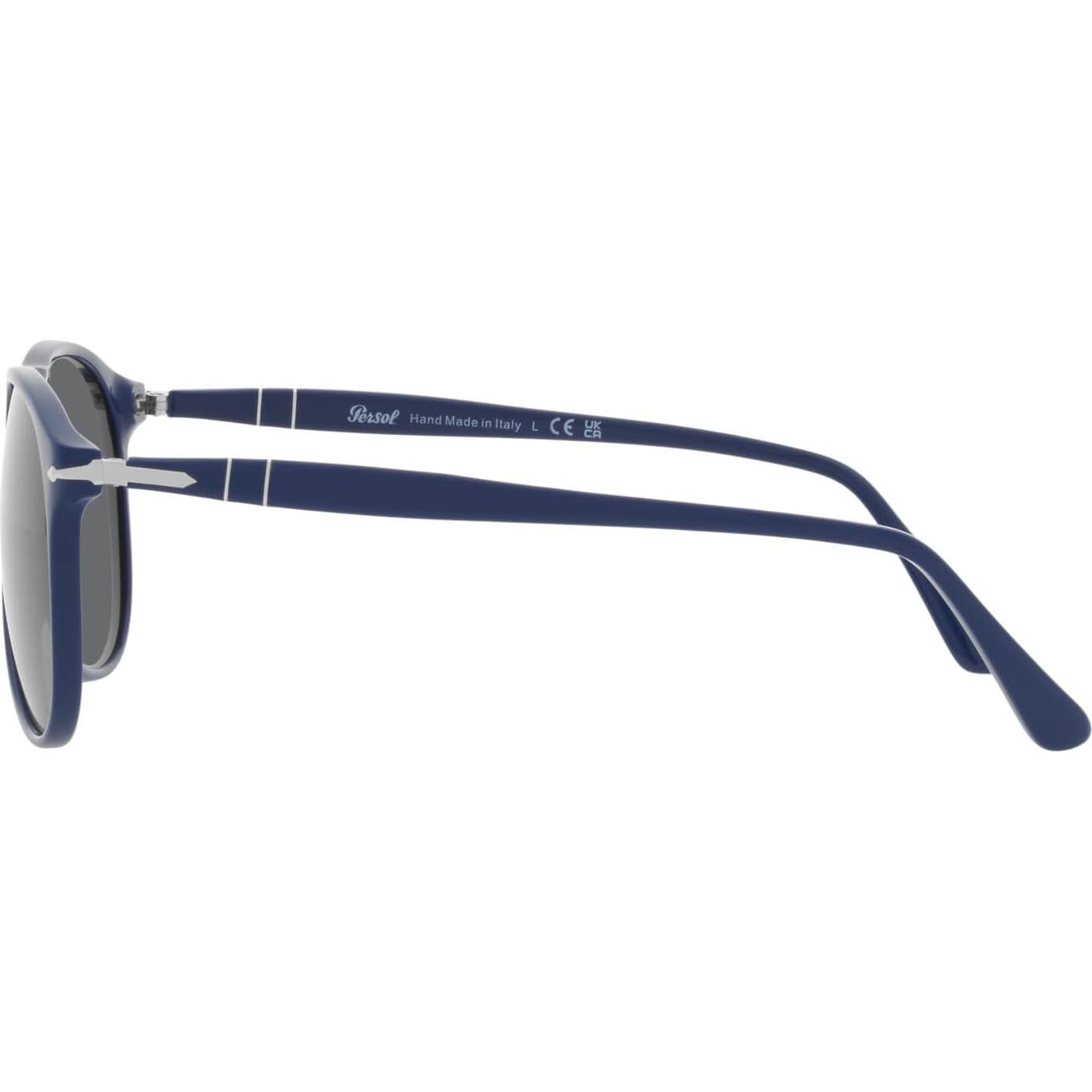 Gafas de sol Persol PO9649S Aviador Marrón Lentes Azules