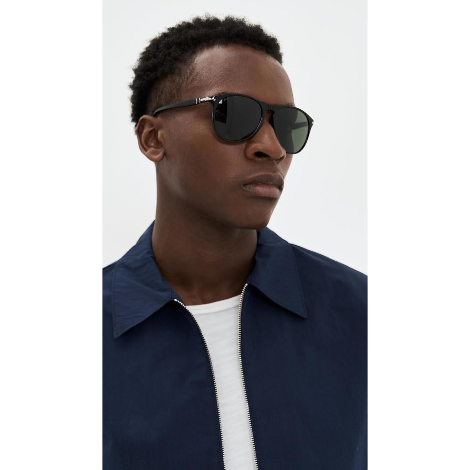 Gafas de sol Persol PO9649S Aviador Marrón Lentes Azules