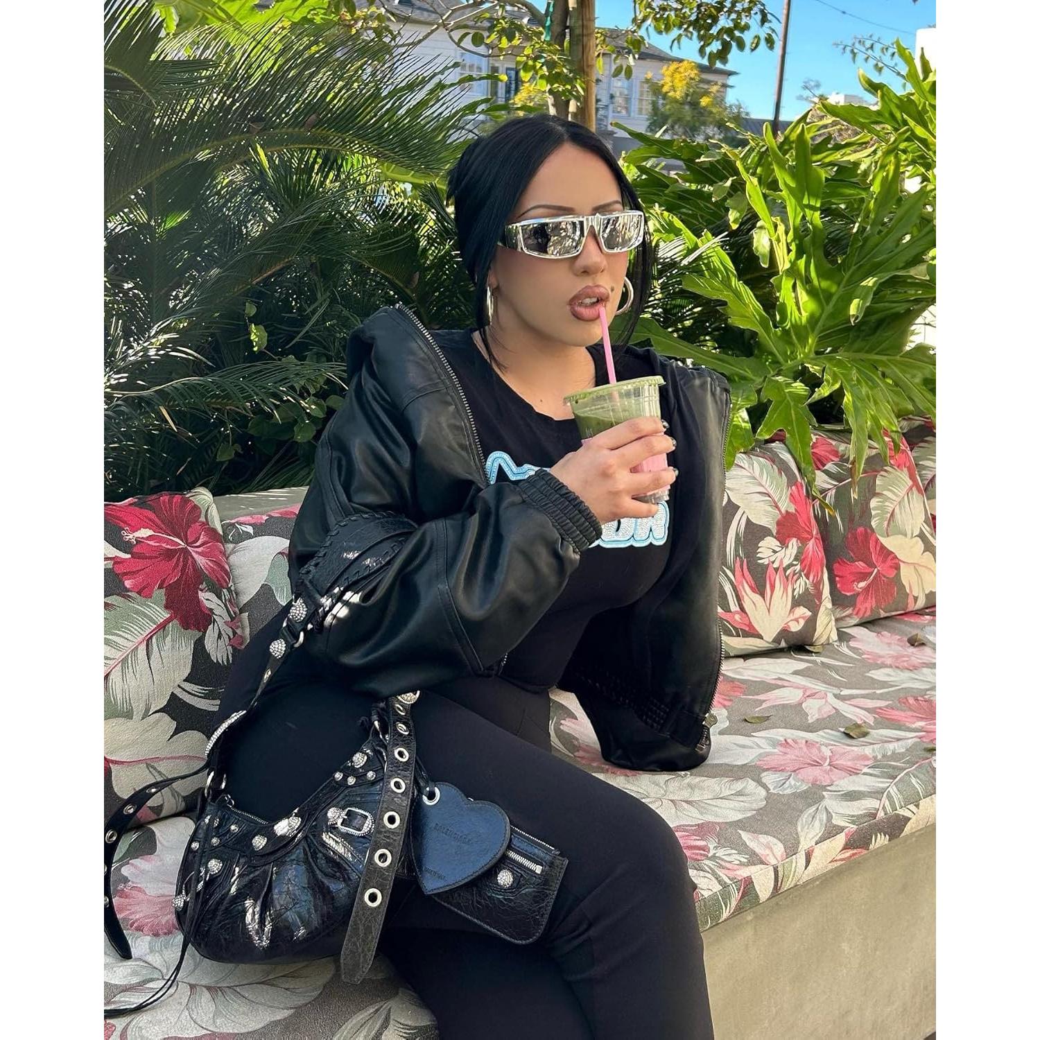 Gafas de Sol Modernas Unisex Espejo UV400 Rectangulares