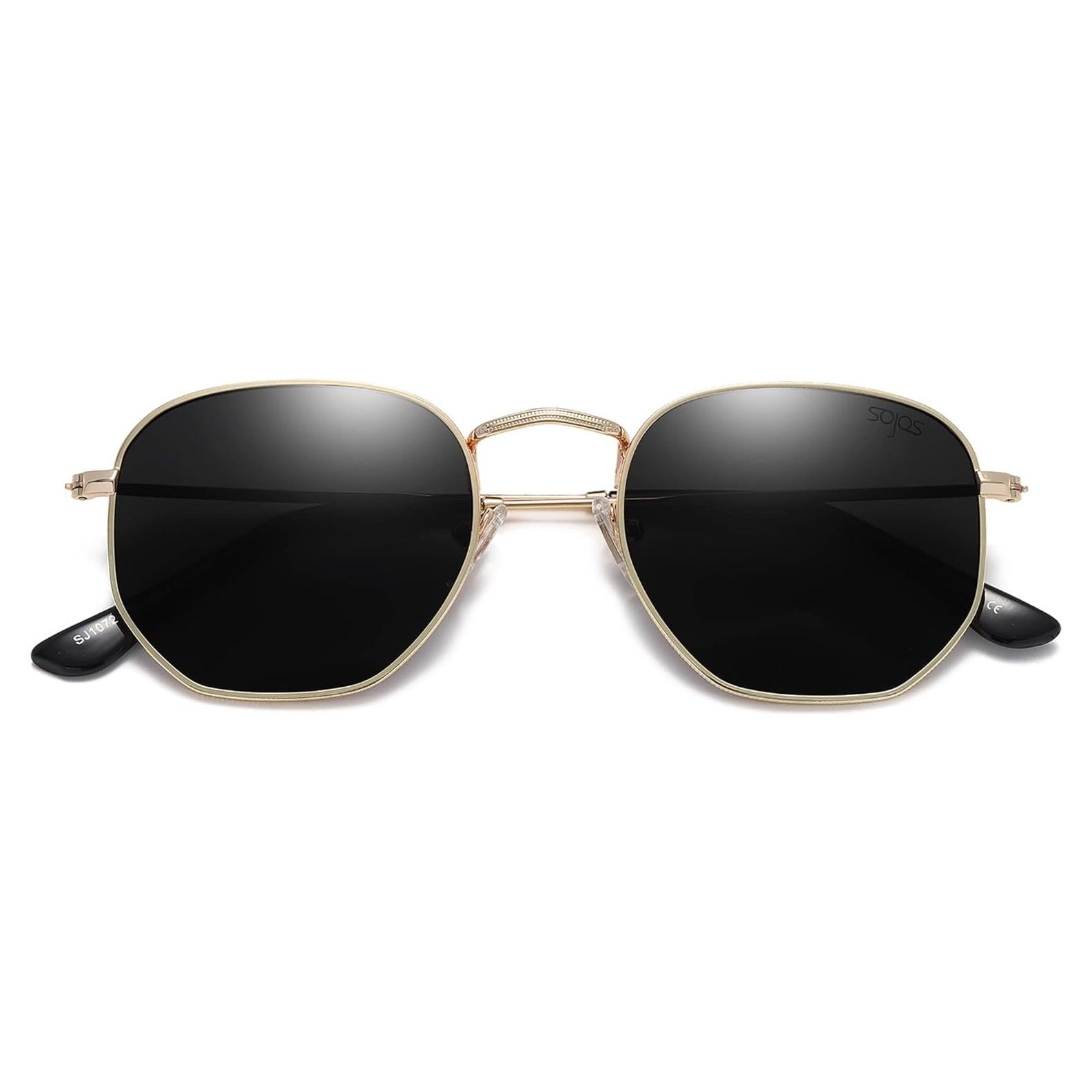 Gafas de sol polarizadas SOJOS SJ1072 hexagonales 52mm