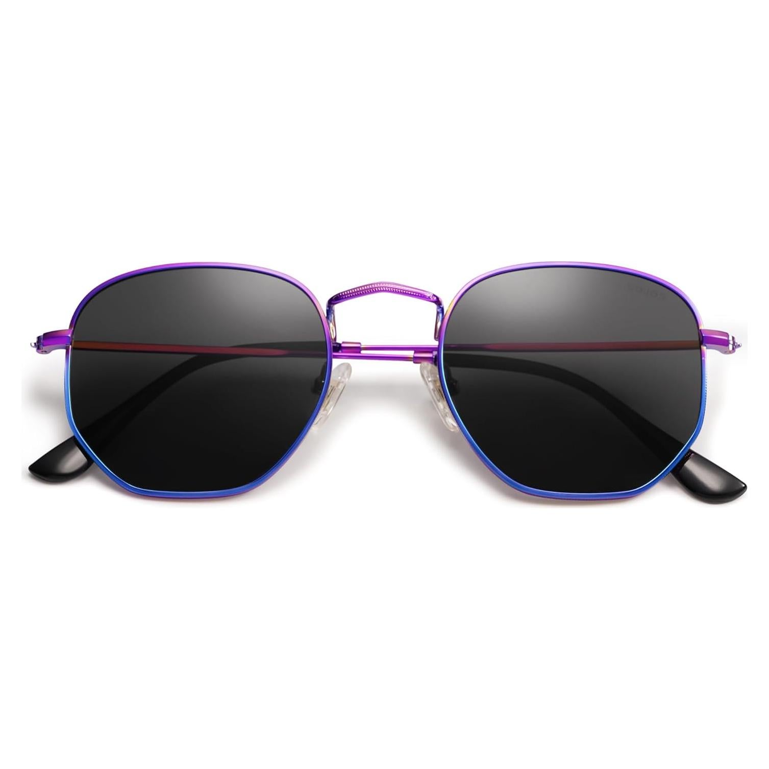 Gafas de sol polarizadas SOJOS SJ1072 hexagonales 52mm