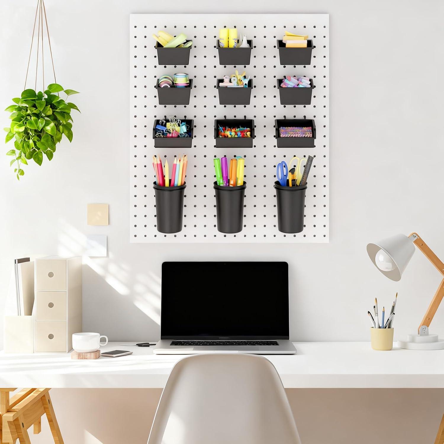 INCLY Kit de Accesorios para Tablero Perforado 12 Piezas