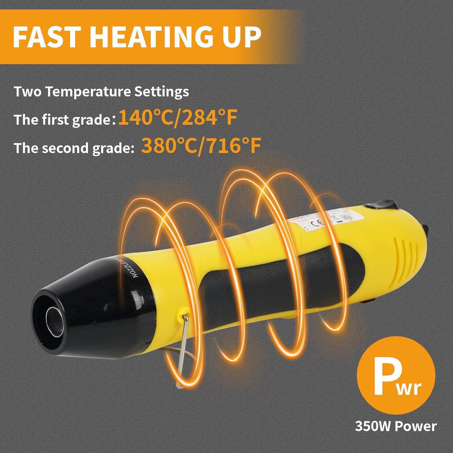 Kit 400PCS Conectores de Cable Amliber con Pistola de Calor