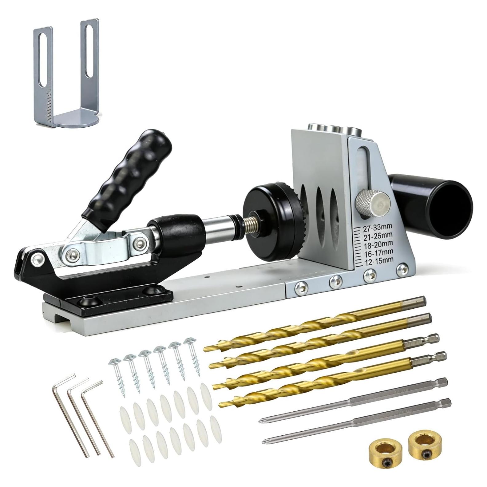 Kit de Plantilla de Agujeros de Pocket Zaztll 1.40 kg Ajustable