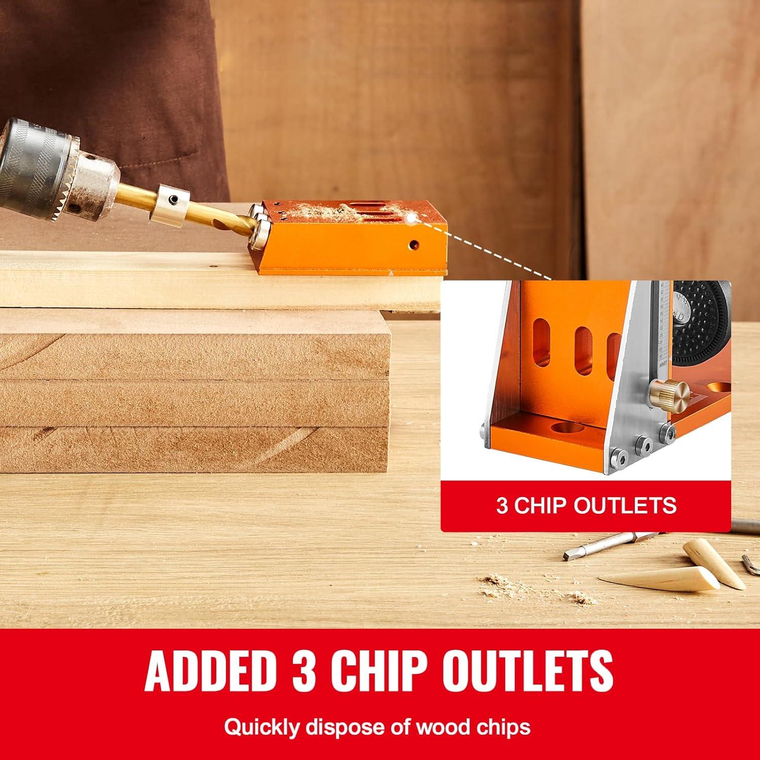 Kit de Plantilla de Agujeros Happybuy XRS030 30 Piezas