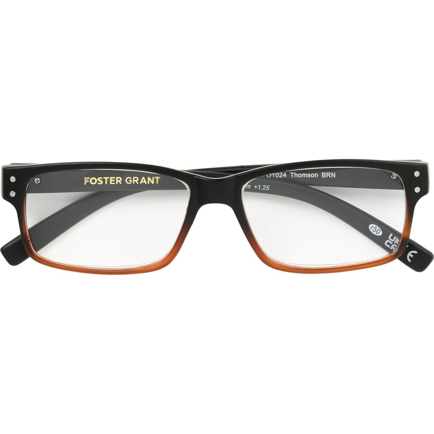 Gafas de lectura cuadradas Foster Grant 1.5x para hombres