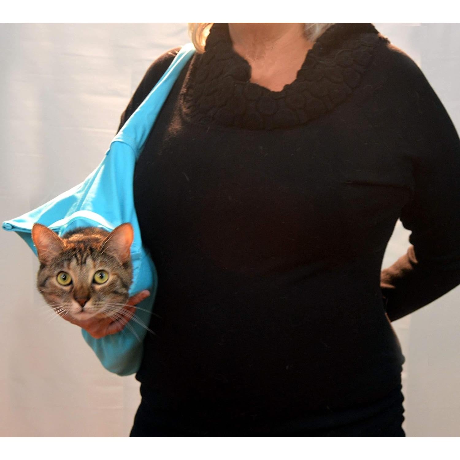 Transportín Grande para Gatos Cat-in-the-bag Azul Claro