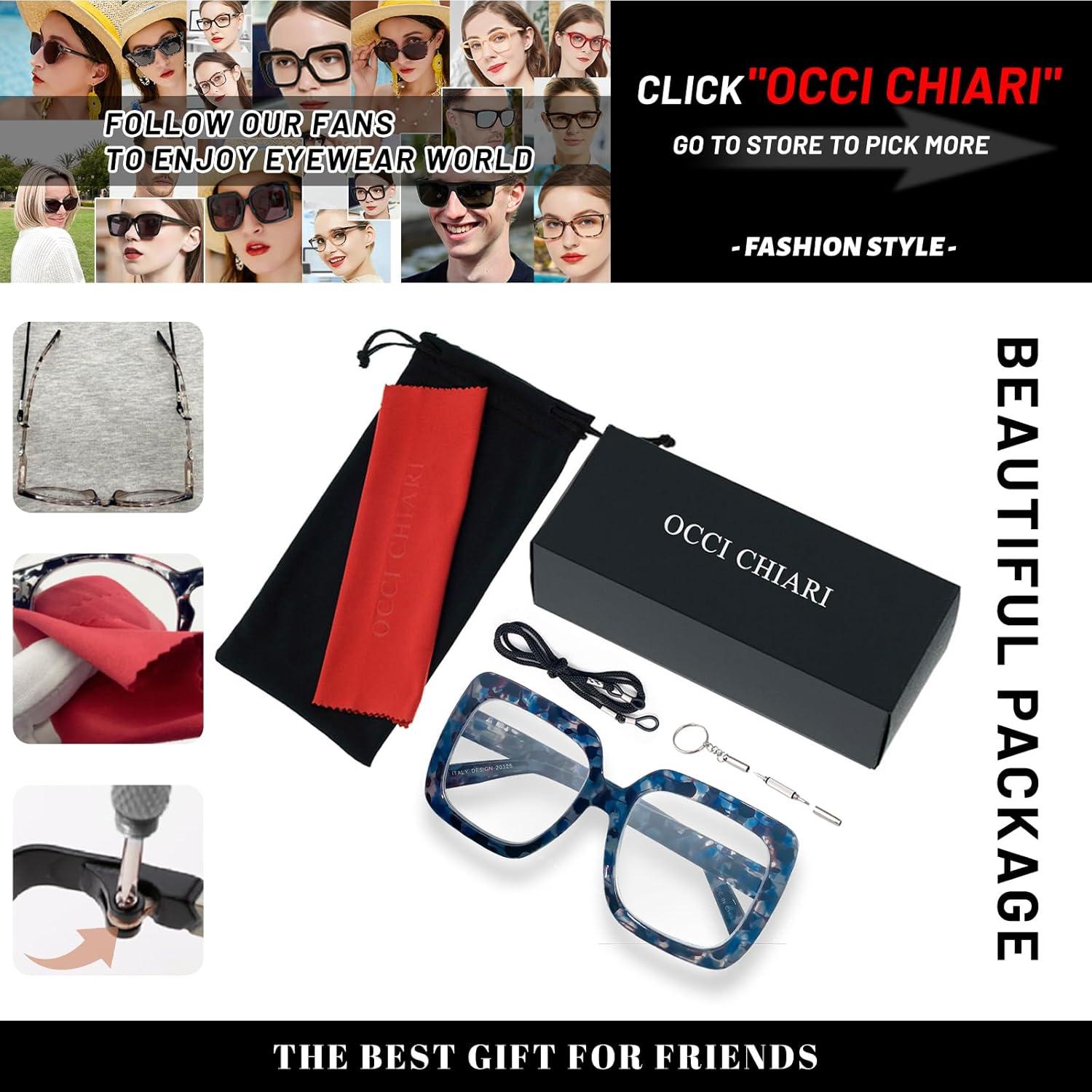 Gafas de Lectura OCCI CHIARI 6.0x Grandes para Mujeres