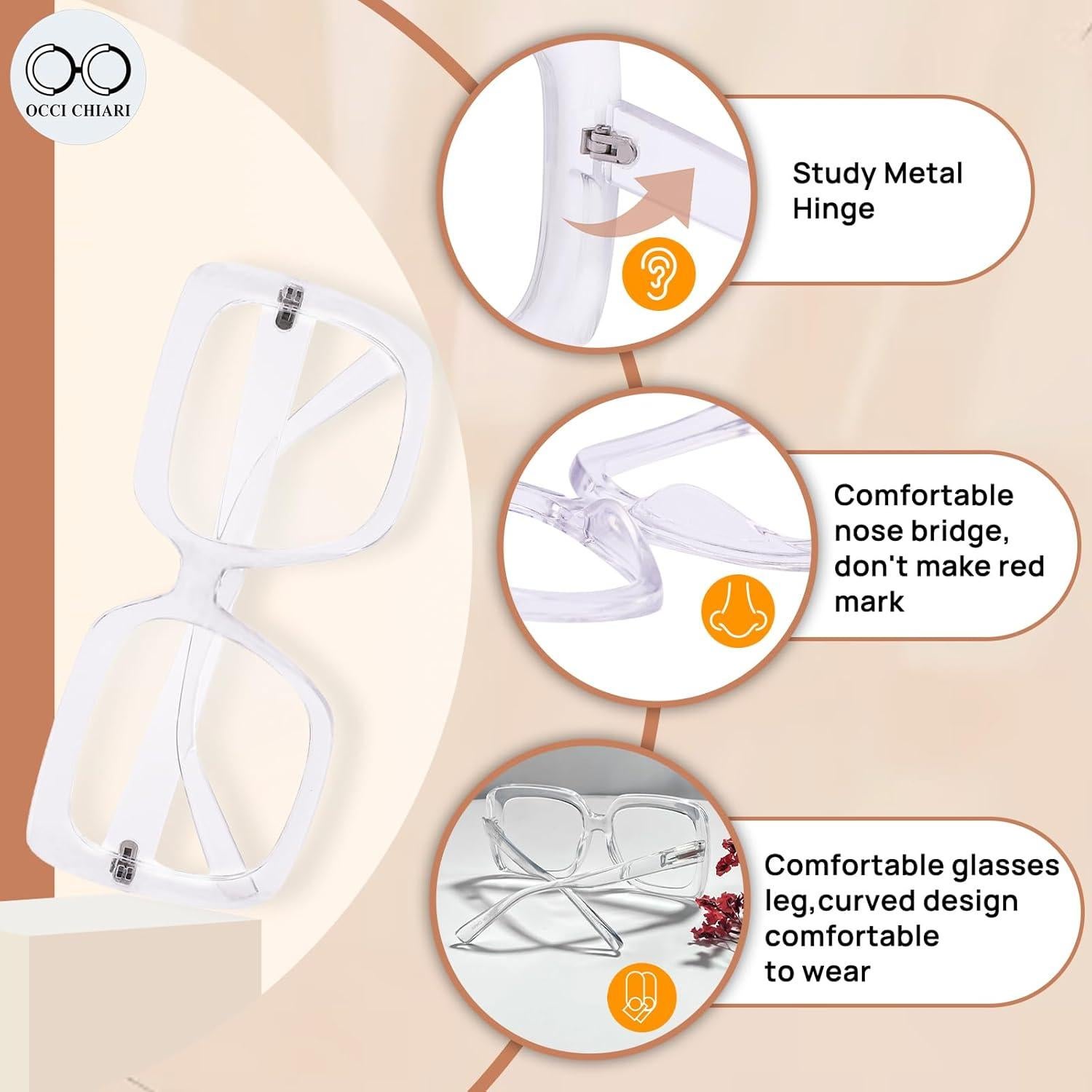 Lentes de Lectura OCCI CHIARI Grandes 1.0x para Mujeres