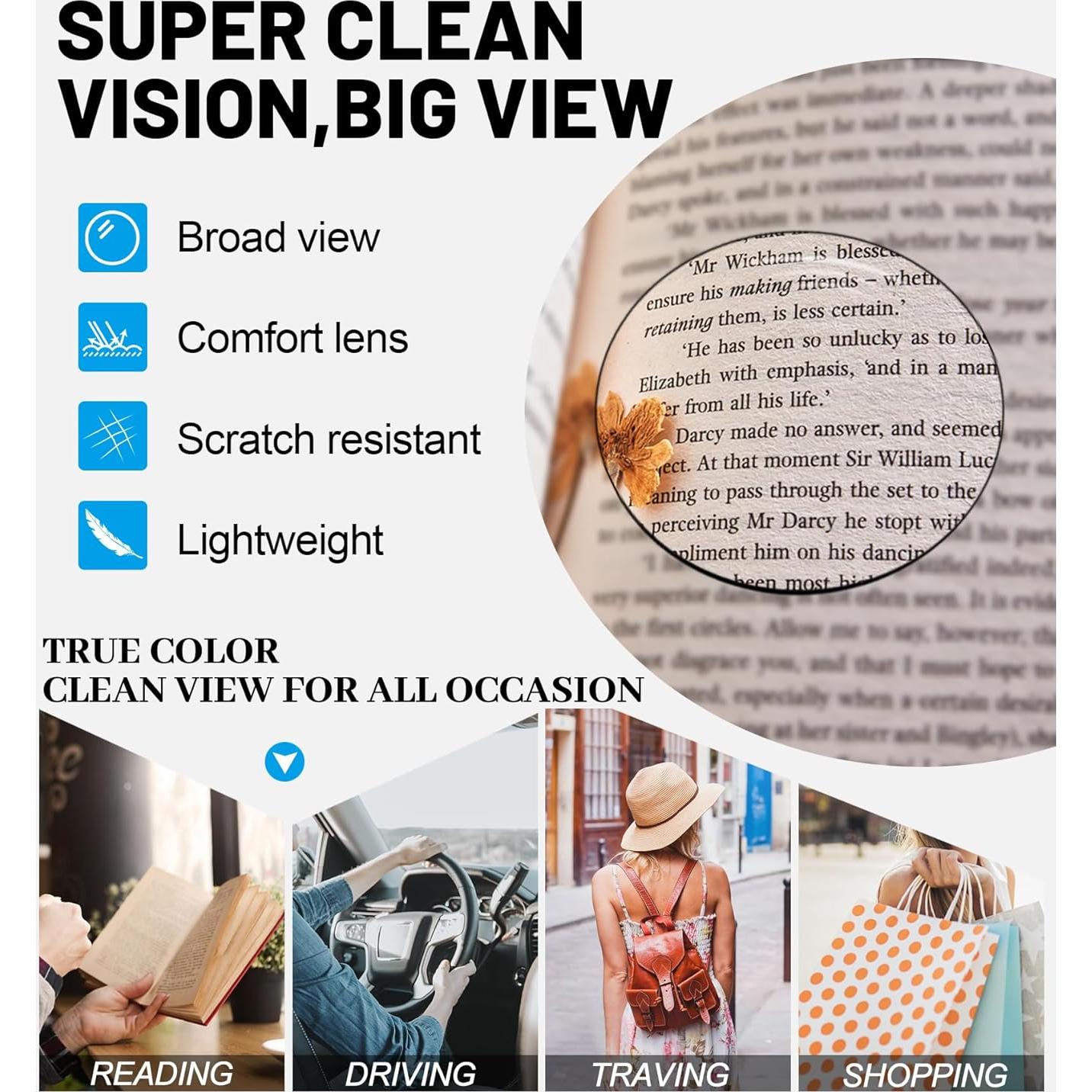 Lentes de Lectura OCCI CHIARI 2.0x Grandes para Mujeres