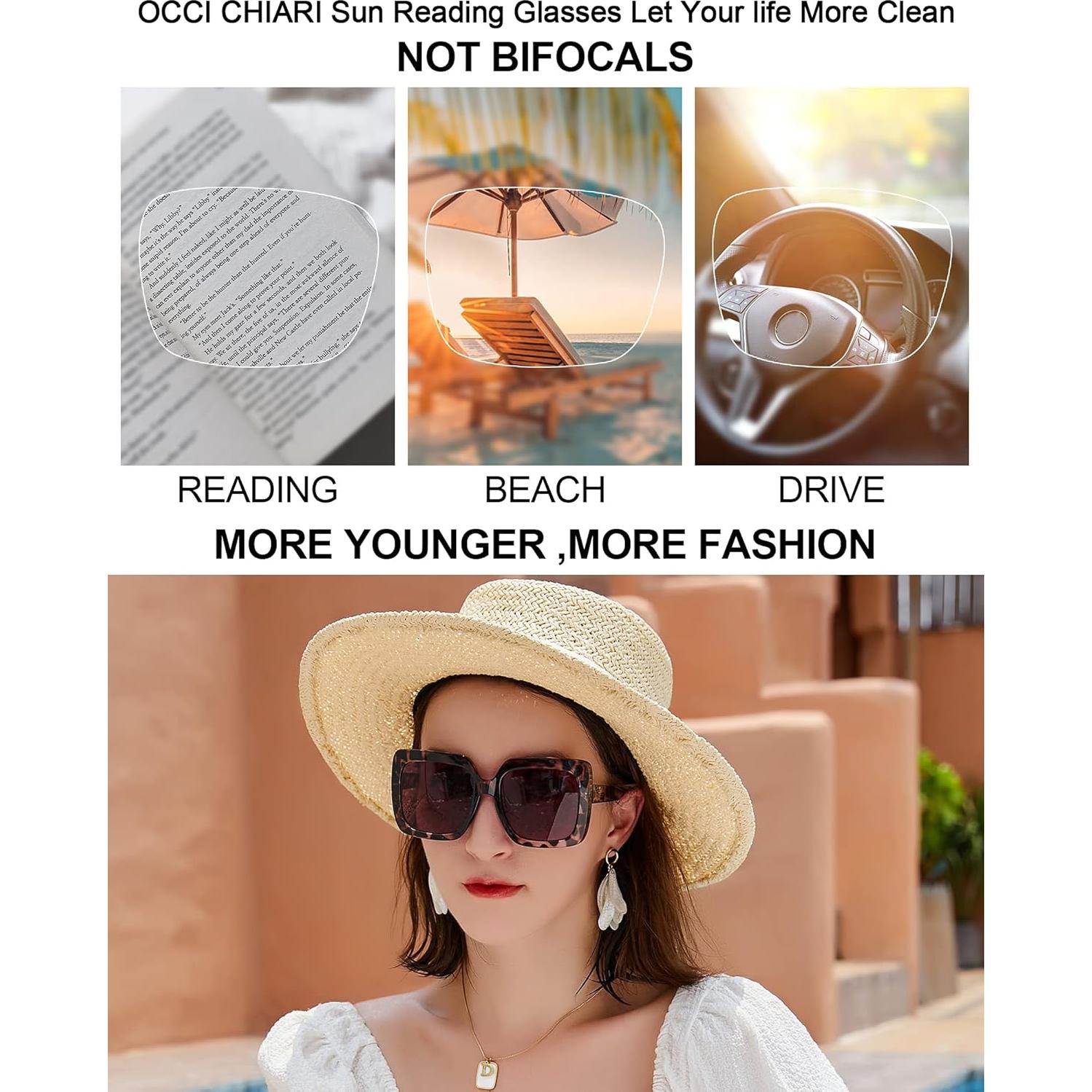 Gafas de sol OCCI CHIARI 1.25 Lectores UV400 para mujeres