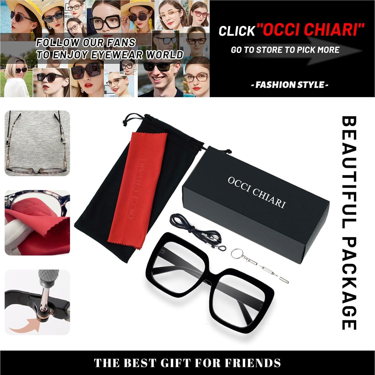 Gafas de Lectura OCCI CHIARI 1.75 Sobredimensionadas para Dama