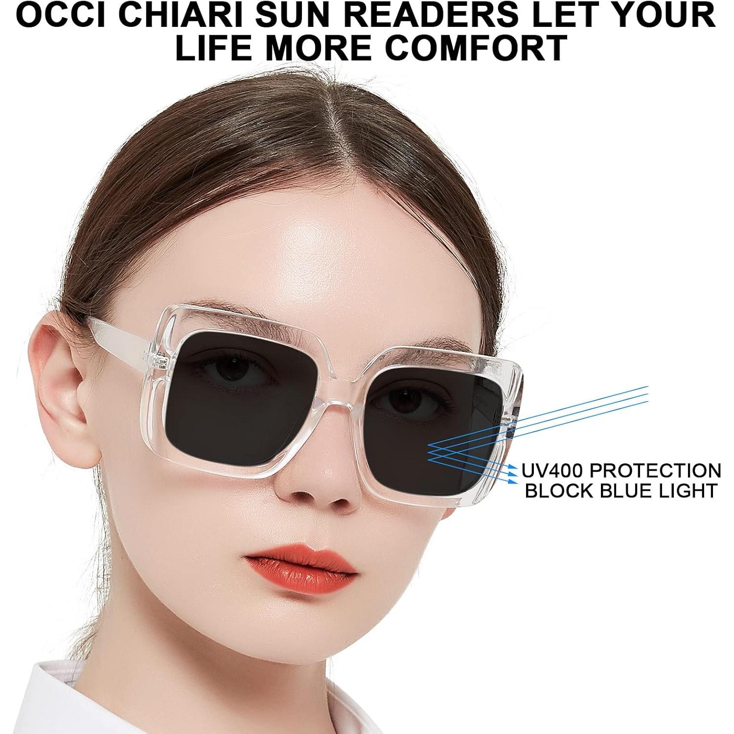 Gafas de sol OCCI CHIARI 3.0 UV400 para mujeres grandes