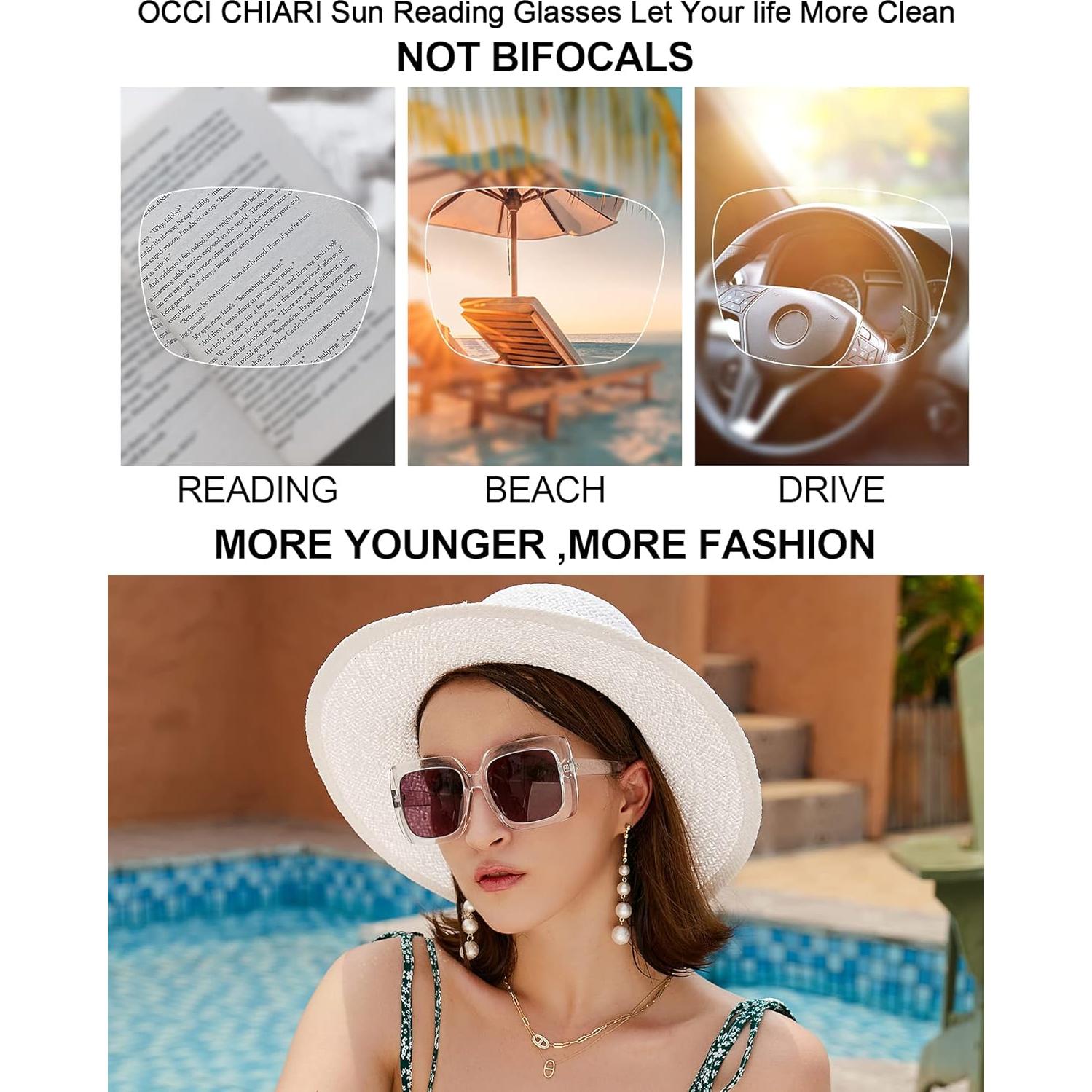 Gafas de sol OCCI CHIARI 3.0 UV400 para mujeres grandes