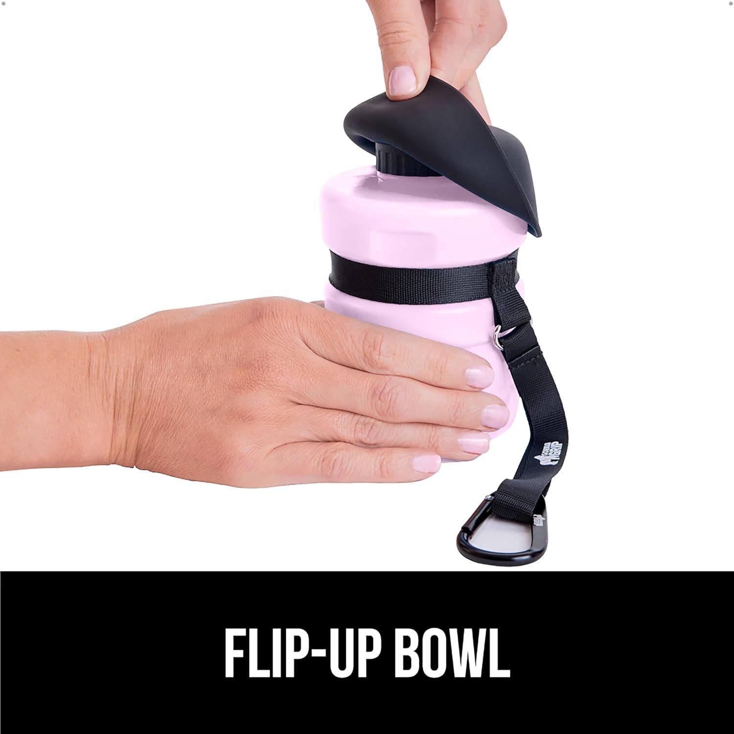 Botella de Agua para Perros GORILLA GRIP 473 ml Rosa