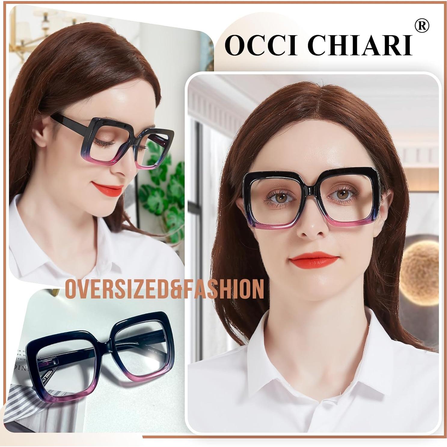 Gafas de Lectura OCCI CHIARI Grandes Azules 1.0x Mujer