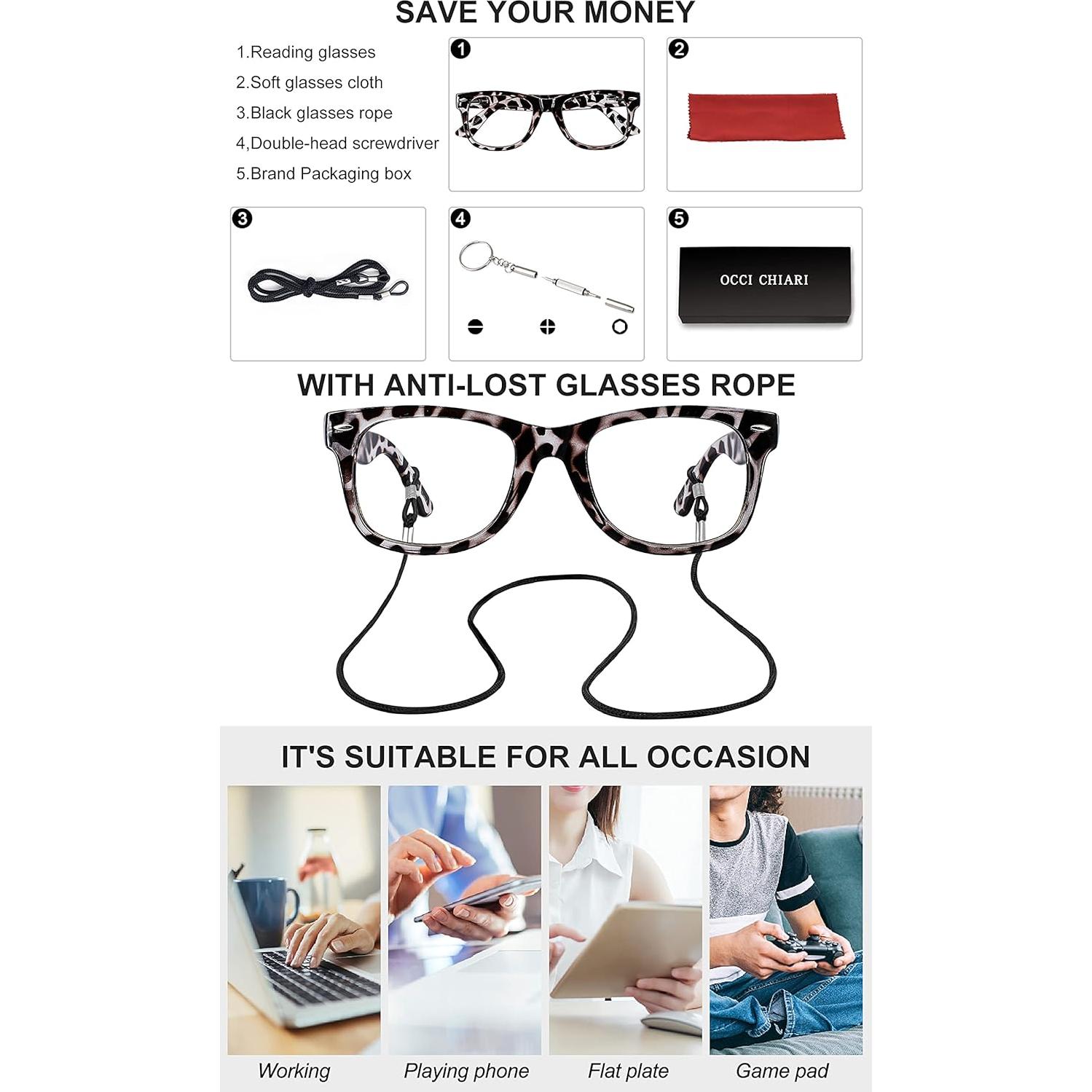 Gafas de Lectura OCCI CHIARI 4.0 Luz Azul para Mujeres