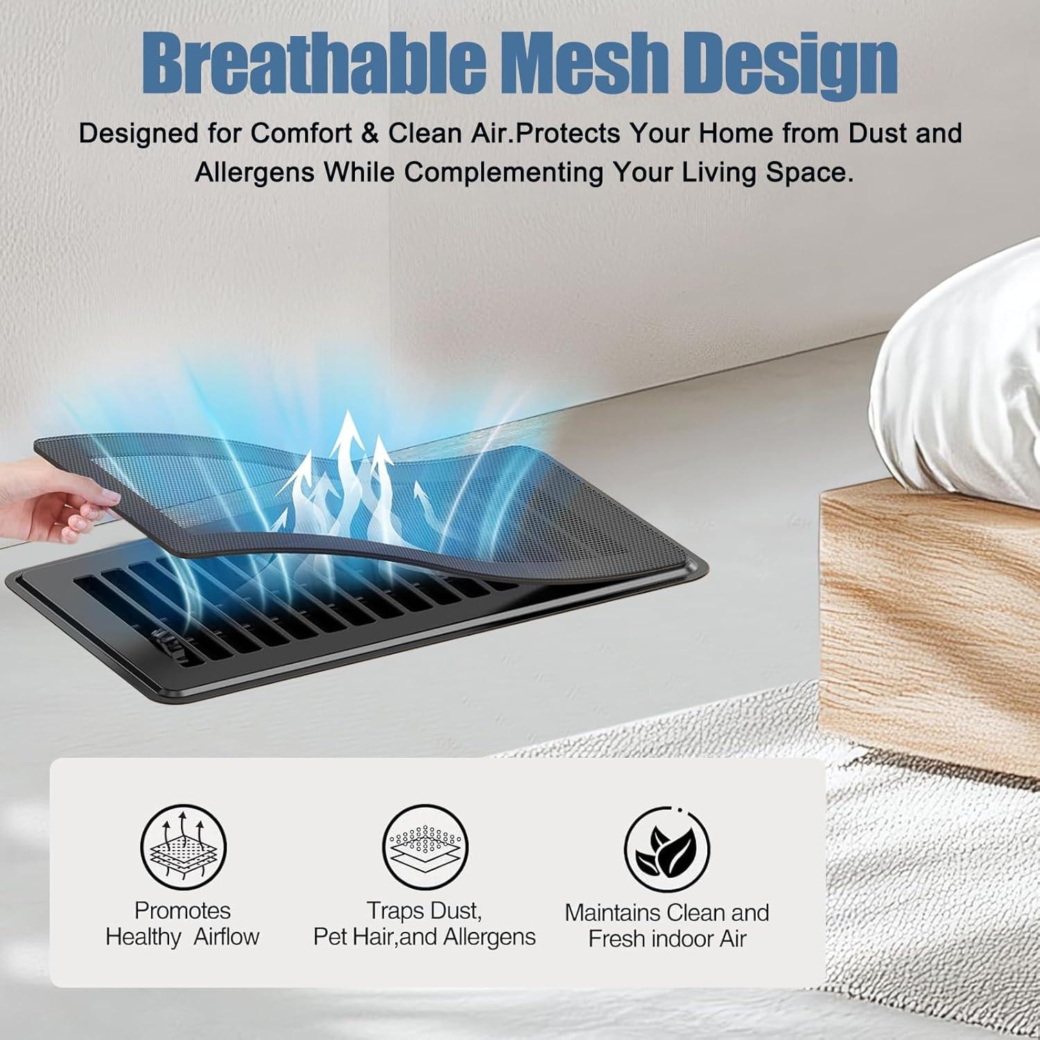 Filtros de Ventilación Magnéticos ILZAR 10x25 cm 4 Piezas