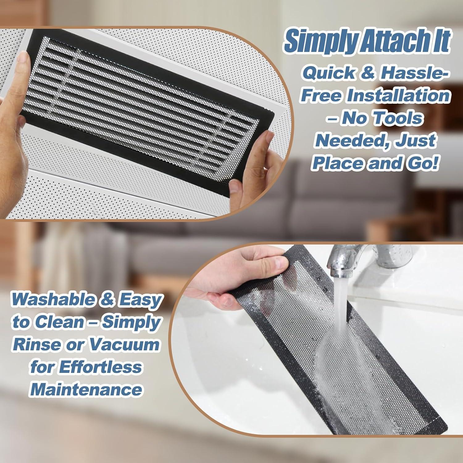 Filtros de Ventilación Magnéticos ILZAR 10x25 cm 4 Piezas