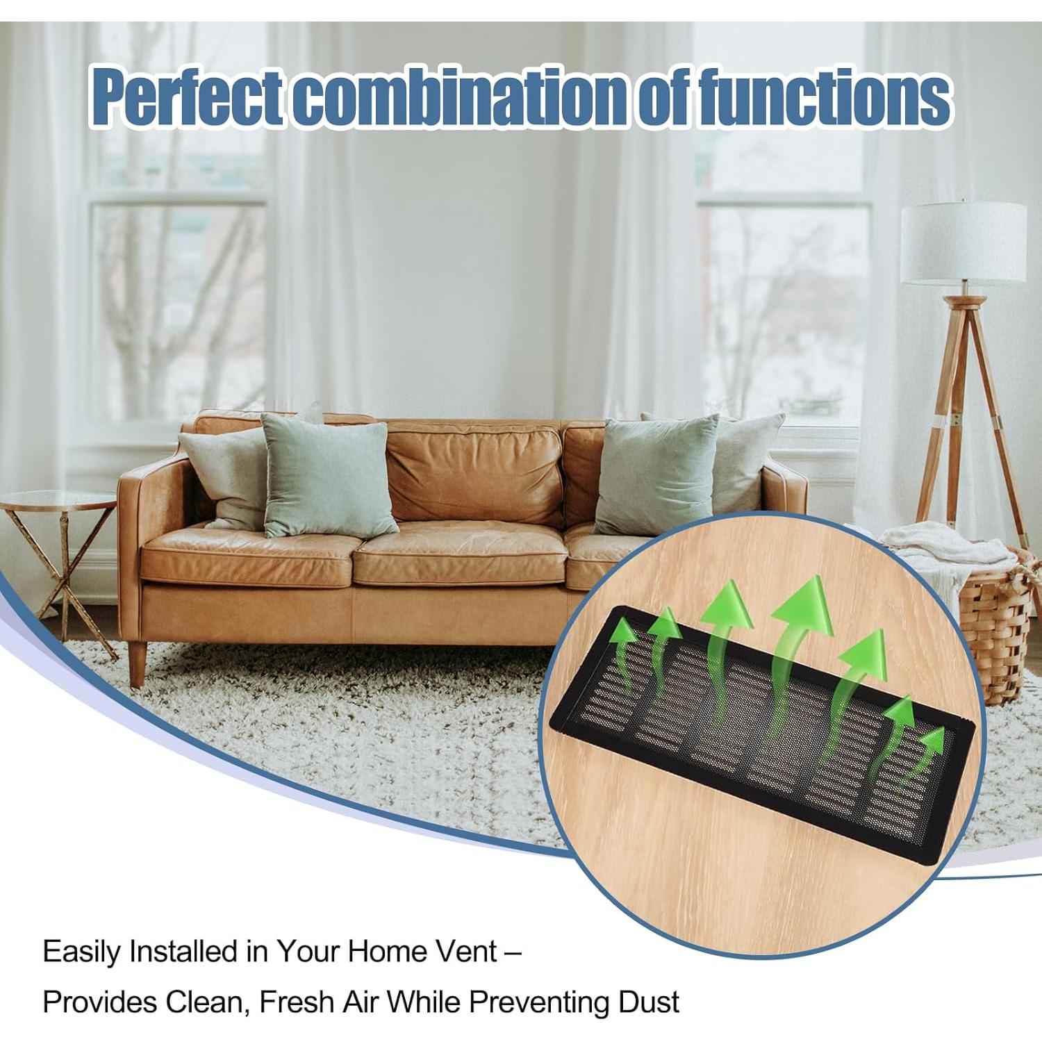 Filtros de Ventilación Magnéticos ILZAR 10x25 cm 4 Piezas