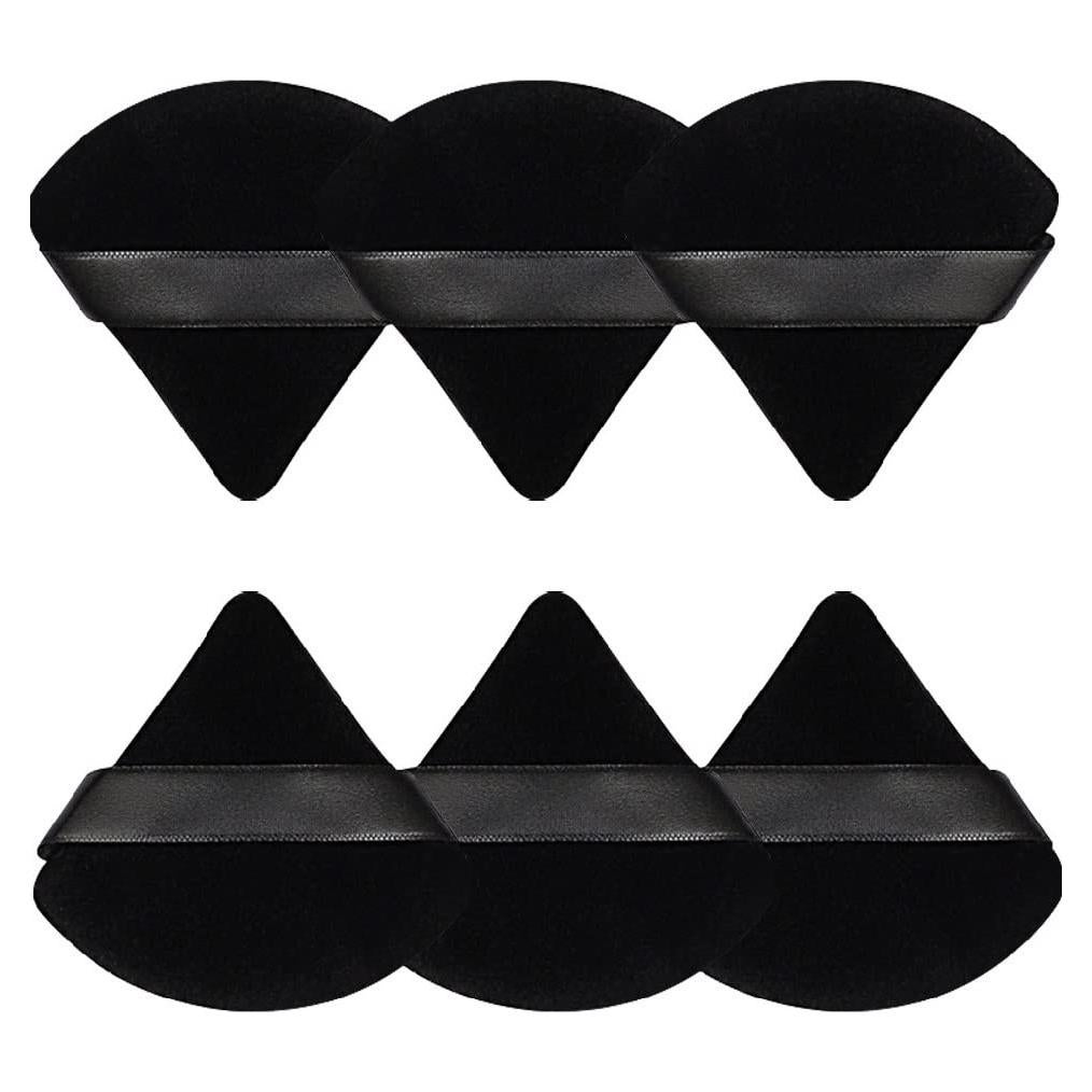 Puff de Polvo Pimoys 6 Pcs Triángulo Suave para Maquillaje