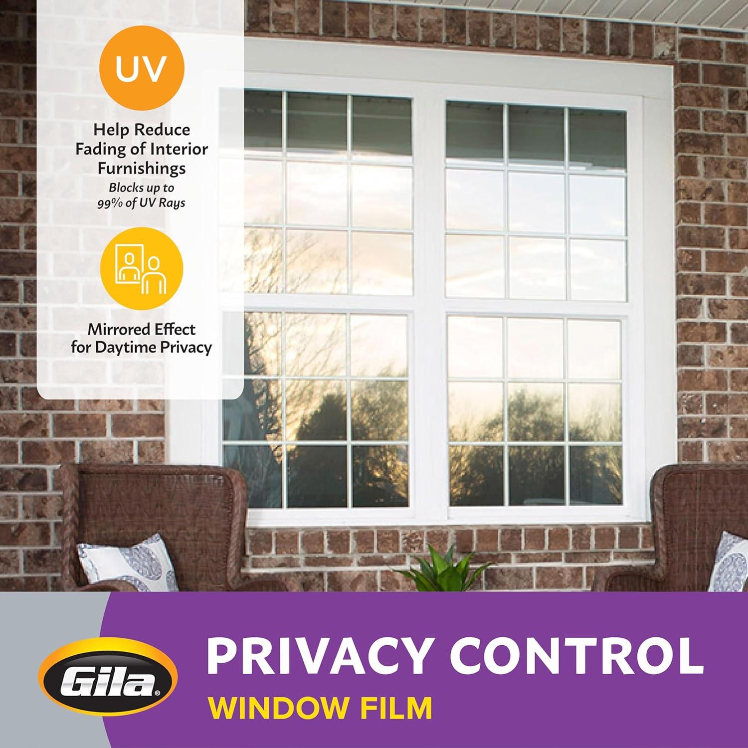 Película de Ventana Espejo Gila 91.4x457.2 cm Control Calor