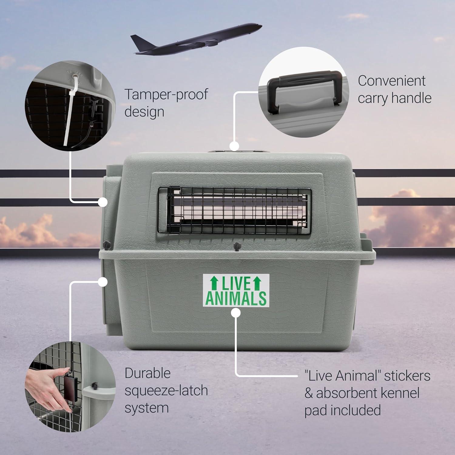 Transportín Petmate Sky Kennel 21" para Perros hasta 6.8 kg